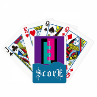 Niste pripremljeni Art Deco Fashion Rezultati pokera Igračka karta Inde