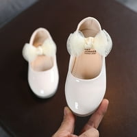 Cipele za tenime za podmirene patike Knot Baby Flat Girls Princess Djeca Toddler kožne meke bebe cipele