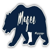Magee mississippi suvenir vinil naljepnica za naljepnicu Medvjed dizajn