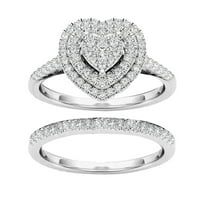 Wendunide prstenovi puni dijamantni prsten za ljubav u obliku modnog šupljeg rezbarenja dijamantski