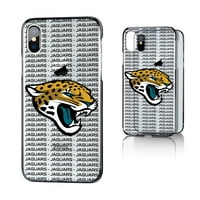 Jacksonville Jaguars iPhone Clear Text Backdrop Design Case