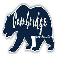 Cambridge New Hampshire suvenir 3x frižider magnetni medvjed dizajn