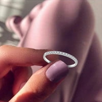 Yinguo ženski prsten rhinestone vjenčani nakit zvona veličine 5- legura poklon prsta
