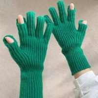 Par ženske rukavice pletene 2-prsten bez ekrana osjetljivih ručnih zaslona za meke ručne ruke čvrsto