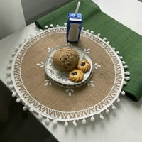 Wirlsweal rattan trivet prostirki toplinska izolacija ručno rađena pamučna fla trpezarijski stol Neklizajući