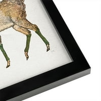 Americanflat jelena od strane David Fleck Crni okvir Zidna umjetnost