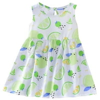 Odeerbi Summer Toddler Baby Girls haljina bez rukava Dress Odjeća za djecu