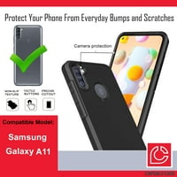Capsule Case kompatibilan sa galaksijom A [dvostruki sloj Heavy Duty Muškarci Žene Style Hybrid Crna futrola za telefon] za Samsung Galaxy A SM-a