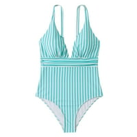 Njoeus kupaći kupaći kostimi za žene za žene Žene jednodijelno kupaći kostim V-izrez bez kupaćih kostimi