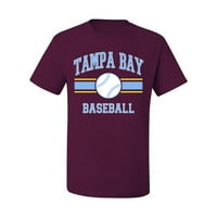 Divlji Bobby Grad Tampa Bay Baseball Fantasy Fan Sports Muška majica, Maroon, 5x-Large