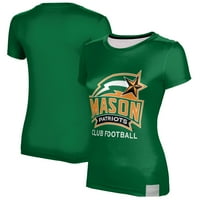 Ženski zeleni George Mason Patriots Fudbalska majica