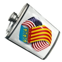 Flash Infinity zastava SAD i Valencia Region Španija