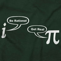 Racionalni pravi pi pie broj matematičke nerd Crewneck T majice Dječak devojka Teen Brisco brendovi