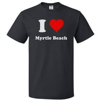 Majica za srce Myrtle Beach - Volim poklon Myrtle Beach Tee