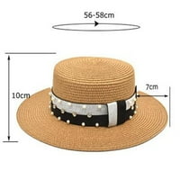 Baycosin Žene sunčani šešir za zaštitu od sunca za zaštitu šešira Korejska verzija velikog ručnog slamkanog