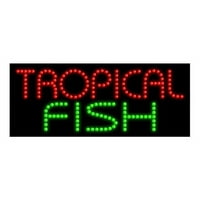 Tropska fish-LED točkama Nacionalni znak izrađen u SAD-u