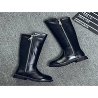 Crocowalk Girl Boocies Side patentni zatvarač koljena Visoke čizme visoke jahanje Boot Girls Winter