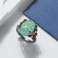 Henrietta Fire Opal prsten za žene Drvo grana cvijeća za obećanje Enggagment Ginger Lyne Collection