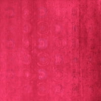Ahgly Company u zatvorenom pravokutniku orijentalne ružičaste industrijske prostirke, 4 '6 '