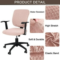 Poklopac uredske stolice Univerzalna okretna stolica pokriva vodootporna rastezljiva stolica za uklanjanje