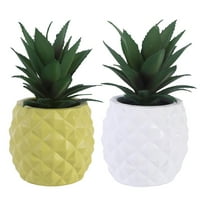 Hesoicy 1-komadni urćeni umjetni ananas Bonsai - Garden Office TableTop Domaći dekor