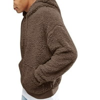 Leesechin Hoodies za muškarce Cleariance Veliki i visoki zimski džemper sa kapuljačom i rukom dugim