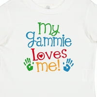 Inktastična gammie voli me bake poklon baby boy ili majica za bebe