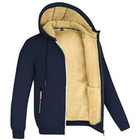 Wefuesd jakne za muškarce muško jesen i zimska jakna modna casual Soild Boja dugi rukav džepni kaputinski