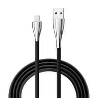 Type-C USB punjenje kabela Sync Cord 10ft USB-C [Cinc Legura] [crna] [Brzo punjenje] Kompatibilan je