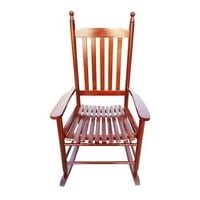 Torch stolica za ljuljanje, moderna drvena fotelja visoke leđa sa zakrivljenim sjedalom i čvršćom kaderom,