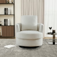 Warmmer 31.9 W Swivel Accent barel stolica i udobna kolodlačna akcenta stupanj stolice za klupsko stolica