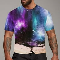 Vježbajte majice za muškarce Muške košulje Unise 3D modne tiskane majice za odrasle kratke rukave TOP