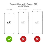 Razlikovanje Clear Shootfofofofofofoff Hybrid futrola za Galaxy S 5G - TPU branik akrilni zaštitni zaštitnik