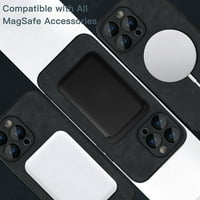 Magnetic za iPhone Pro MA Telefon futrola, PU kože [Kompatibilan sa magsafe] Logo Vidljivi dizajn Protiv