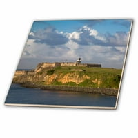 Tvrđava El Morro, Stari grad, San Juan, Portoriko Keramička pločica CT-312992-1