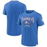 Muška fanatika brendirana Blue Quebec Nordiques Eluzivna majica