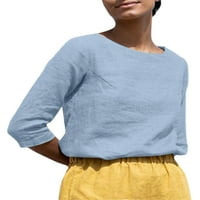Prednjeg swalk-a boemska boenska boja TEE CREW izrez modne ljetne vrhove majica Retro radna majica