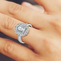 Hanxiulin Fashion ženska cirkonija Bling Diamond Angažman vjenčani prsten