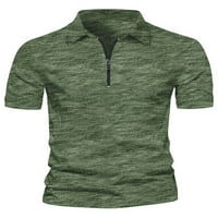 Glonme Muns T majica rever izrez Polo majica kratki rukav ljetni vrhovi trčanje Classic Fit Pulover