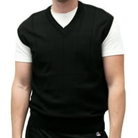 Muški pamučni trgovci prozorPane V-izrez svijetlo džemper prsluk dostupan u bojama