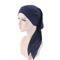 Fule Pred-vezani turban šešir za šešir za kosu muslimanska hidžab Stretch šal Chemo