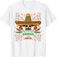 Ženski Gringo sa gitarom Cactus Sombrero Majica Cinco de Mayo Majica White Tee