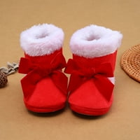 FVWitlyh Toddler Školske cipele Djevojke dječake Tople cipele plišane snežne čizme Mekane udobne cipele