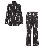 Richie House ženski pamuk otisnuti flanel dvodijelni set pidžama rhw2774-b-xl