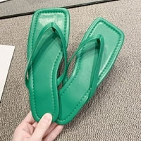 DMQupv klizač na papuče za žene uz cipele casual sandale lik papuče za žene cipele zelene 7.5