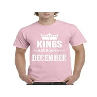- Muška majica kratki rukav - rođendanski poklon kraljevi rođeni su u decembru