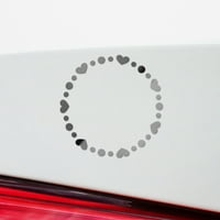 Prozirne naljepnice naljepnicama srca Premium vodootporne vinilne naljepnice za laptop telefon kaciga