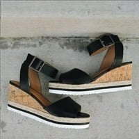Klinovi za prste platforme Ženske sandale Dame Rimljene otvorene cipele Retro modne ženske sandale