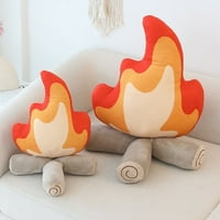 Nova zabavna ureza za kućnu vatru Mat Imitacija vatre Soft Doll Creative Plišasto jastuk za upotrebu