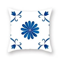 Nordic Jednostavno plava serija uzorak uzorak uzorak kaučanski poklopac kućni dnevni boravak na jastuk na jastuku 45x